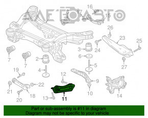 Maneta longitudinală spate dreapta Jeep Cherokee KL 14-