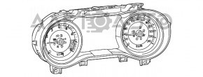 Щиток приборов Jeep Cherokee KL 14-18 3.2 большой дисплей