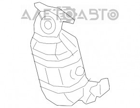 Convertor catalitic frontal Chrysler 200 15-17 3.6