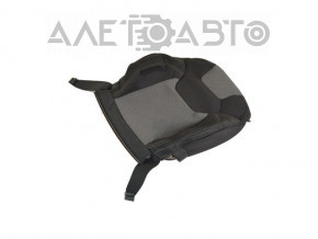 Scaun șofer Jeep Cherokee KL 14-18 fără airbag, manual, material textil, negru cu inserții gri, de curățat chimic.