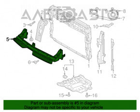 Montare bara fata centrala VW Tiguan 18-