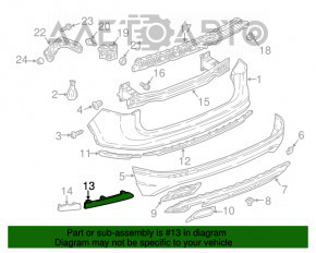 Reflector spate dreapta interna pentru VW Tiguan 18-