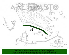 Петля капота правая VW Tiguan 18-