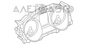 Panoul de instrumente VW Tiguan 18- SE, 49k zgârieturi.