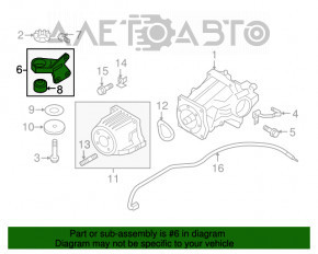 Кронштейн редуктора левый Mitsubishi Outlander 14-21