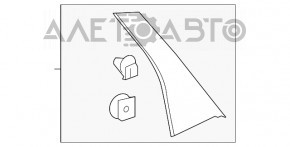 Capac usa laterala spate stanga pentru Honda Accord 18-22