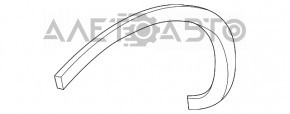 Decorație arc aripă stânga spate Infiniti QX50 19 - nou original OEM