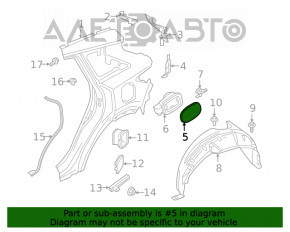 Capacul rezervorului de combustibil Infiniti QX50 19-