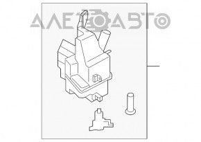 Бачок омывателя Infiniti QX50 19- с мотором