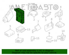 Modulul de control al caroseriei BCM Infiniti QX50 19-