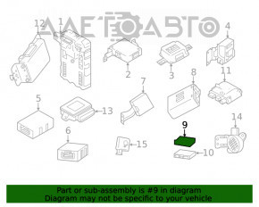 Blocul principal de control al amplificatorului de direcție al Infiniti QX50 19-