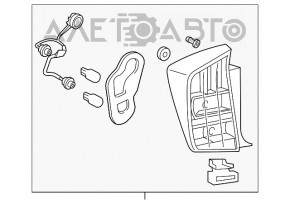 Фонарь правый Toyota Prius 30 10-12 дорест новый OEM оригинал