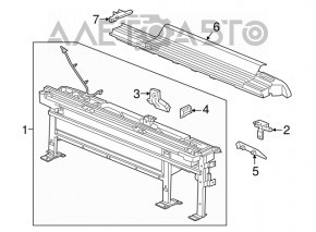 Capacul portbagajului Cadillac ATS 13- nou, original OEM