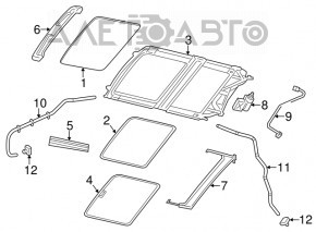 Perdeaua portbagajului Jeep Grand Cherokee WK2 11-21