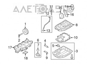 Коллектор впускной Audi A4 B8 08-16 2.0T метал