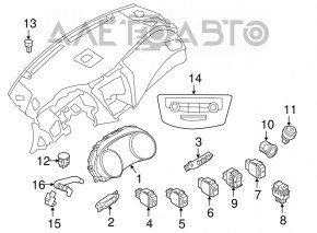 Panoul de instrumente Nissan Murano Z52 15-18 66k