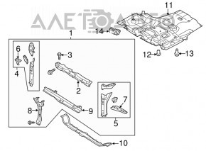 Protecția motorului Subaru Outback 15-19