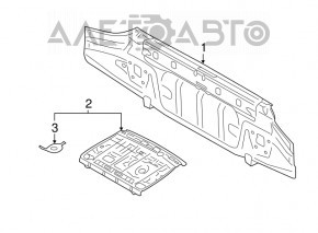 Panoul spate Subaru Legacy 15-19 nou original OEM