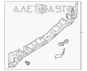 Panoul din spate al Nissan Pathfinder 13-20 grafit