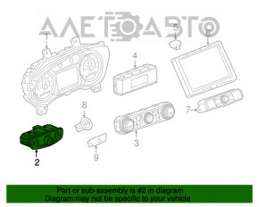 Управление светом Chevrolet Malibu 16-