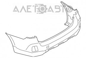 Bara spate goală Subaru Outback 15-19 nouă, neoriginală.