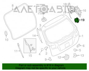 Компьютер мотора двери багажника Subaru Outback 15-19