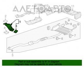 Convertor catalitic Cadillac ATS 13- 2.5