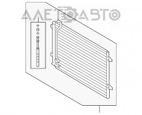 Радиатор кондиционера конденсер VW CC 08-17 AVA