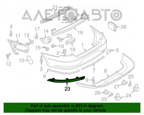 Reflector spate stânga VW CC 13-17 rest nou original OEM