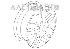 Roata de 16 inch pentru VW Jetta 11-18 USA, tip 2, cu janta