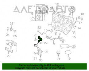 Buclele ușii din față dreapta superioară pentru Jeep Patriot 11-17