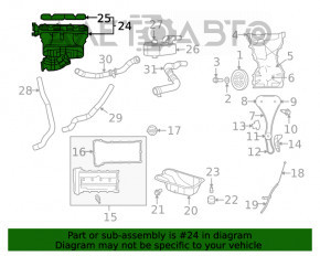 Colector de admisie Dodge Journey 11- 2.4 fără flapsuri