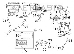 Colector de admisie Dodge Journey 11- 2.4 fără flapsuri