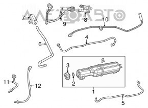 Лямбда-зонд передний первый Jeep Cherokee KL 14-22 3.2