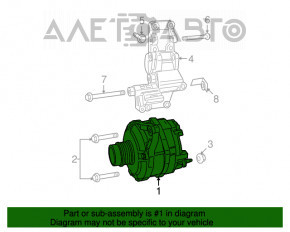 Генератор Jeep Compass 11-16 2.0 2.4 гудит