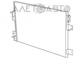 Radiatorul condensatorului de aer condiționat Jeep Compass 11-16 2.0 nou neoriginal NISSENS