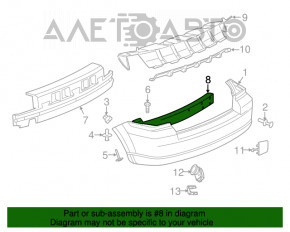 Amplificatorul pentru bara spate a Jeep Patriot 11-17