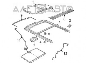 Mecanismul de deschidere a portbagajului pentru Dodge Journey 11-