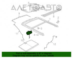 Motorul capacului Dodge Journey 11-