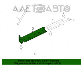 Bara de protecție față stânga Jeep Compass 11-16