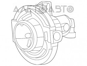 Противотуманная фара птф левая Jeep Compass 11-16 скол