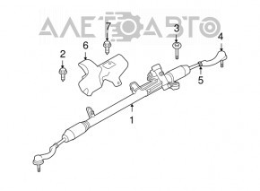 Capăt direcție dreapta Dodge Journey 11 - nou original OEM