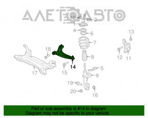 Maneta inferioară față stânga Jeep Compass 11-16