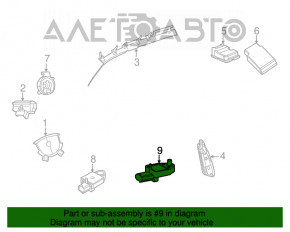 Senzor airbag pentru stâlpul central stânga Jeep Compass 11-16