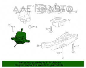 Suport motor dreapta Dodge Challenger 09- 3.6 nou original OEM