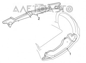 Capacul drept al televizorului Dodge Challenger 12-