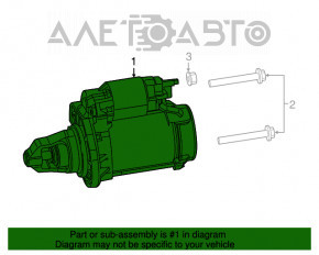 Стартер Dodge Charger 11- 3.6