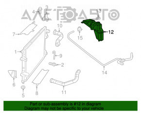 Rezervor de expansiune pentru răcire Dodge Challenger 09- cu capac