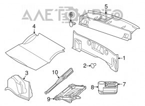 Capacitatea portbagajului Dodge Challenger 09-