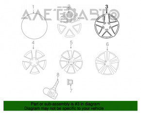 Set de jante R18 4 bucăți Dodge Challenger 15-19 restilizat tip 1, cu bordură, vopsite.